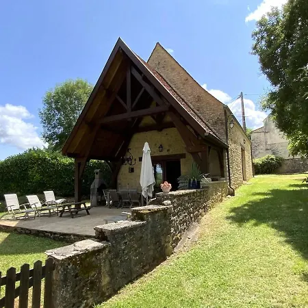 Ferienhaus Beautiful House With Private Swimming Pool - Les Morilles *